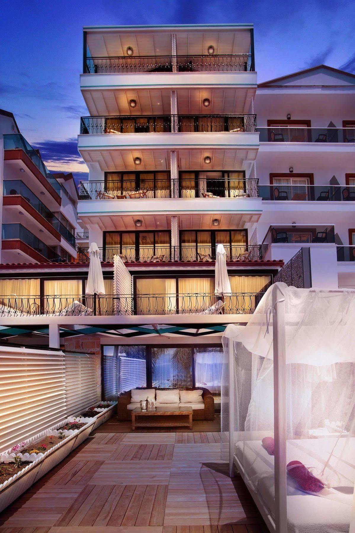 Nur Beach Hotel Kaş Kültér fotó